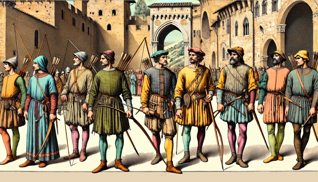 Logo della LAM, la lega arcieri medievali